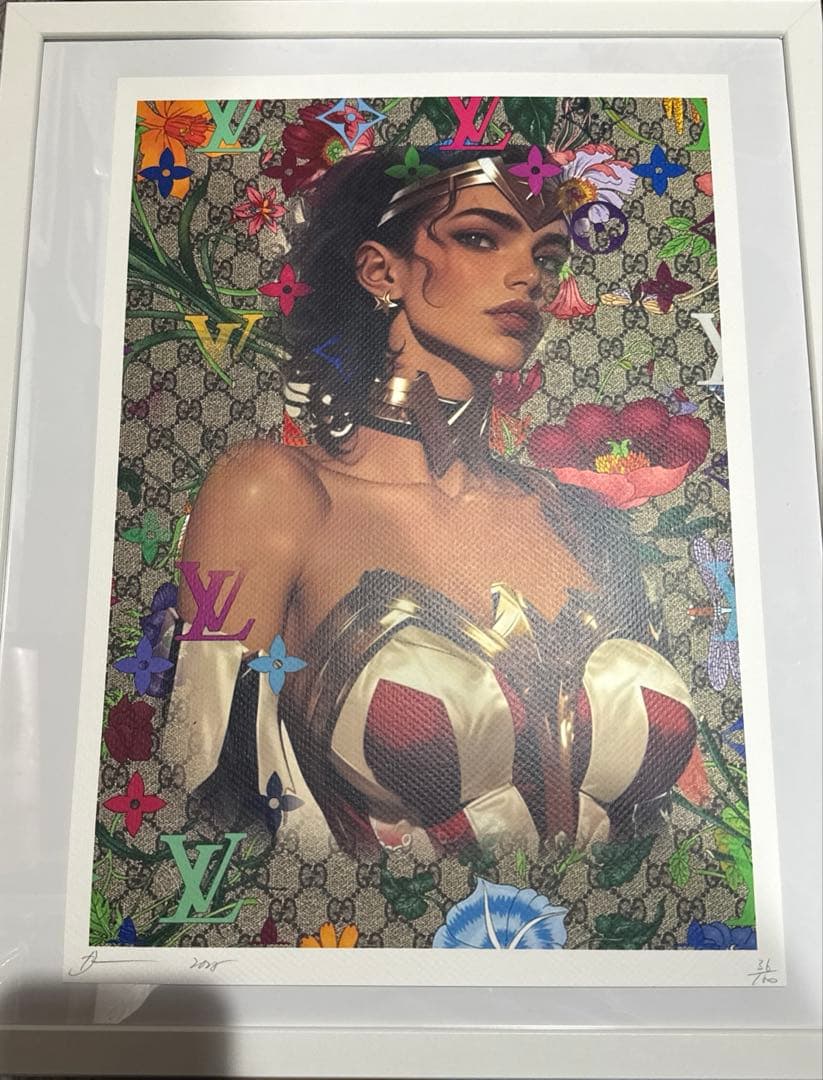 DEATH NYC 現代アート 世界100枚限定 ヴィトン - メルカリ