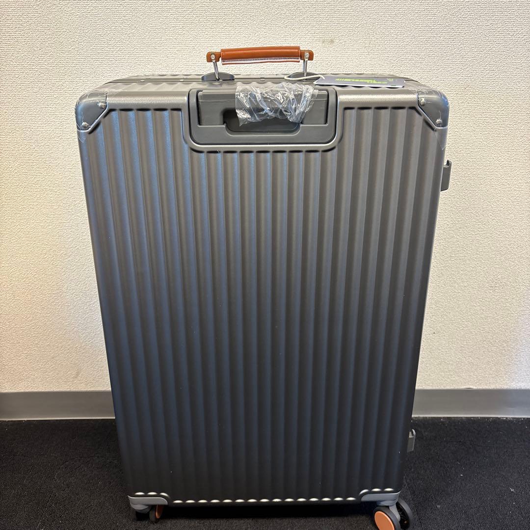 Yuweijie メタルグレー スーツケース 大容量