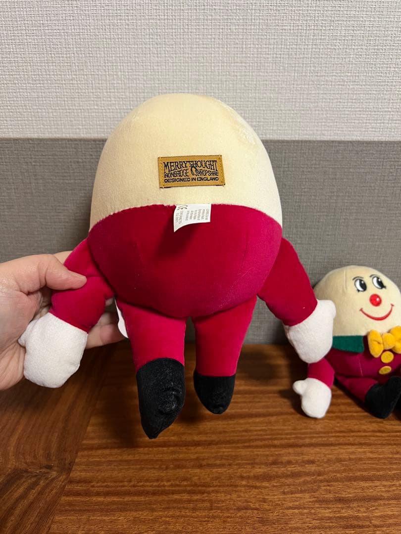 Merrythought ハンプティ・ダンプティ たまごぬいぐるみ 大小セット