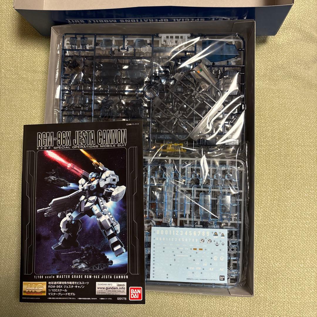 MG 1/100 ジェスタ・キャノン クリアカラー【中古】 - メルカリ