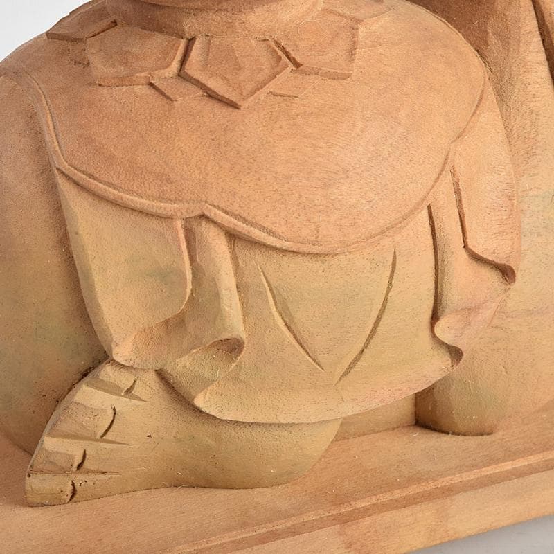 アンバサ様専用松園大龍作白檀 普賢菩薩像 仏像 保証書付 共