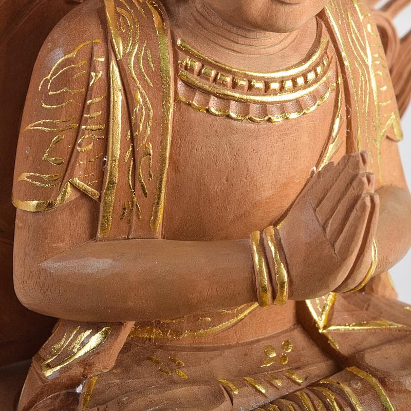 アンバサ様専用松園大龍作白檀 普賢菩薩像 仏像 保証書付 共箱 D