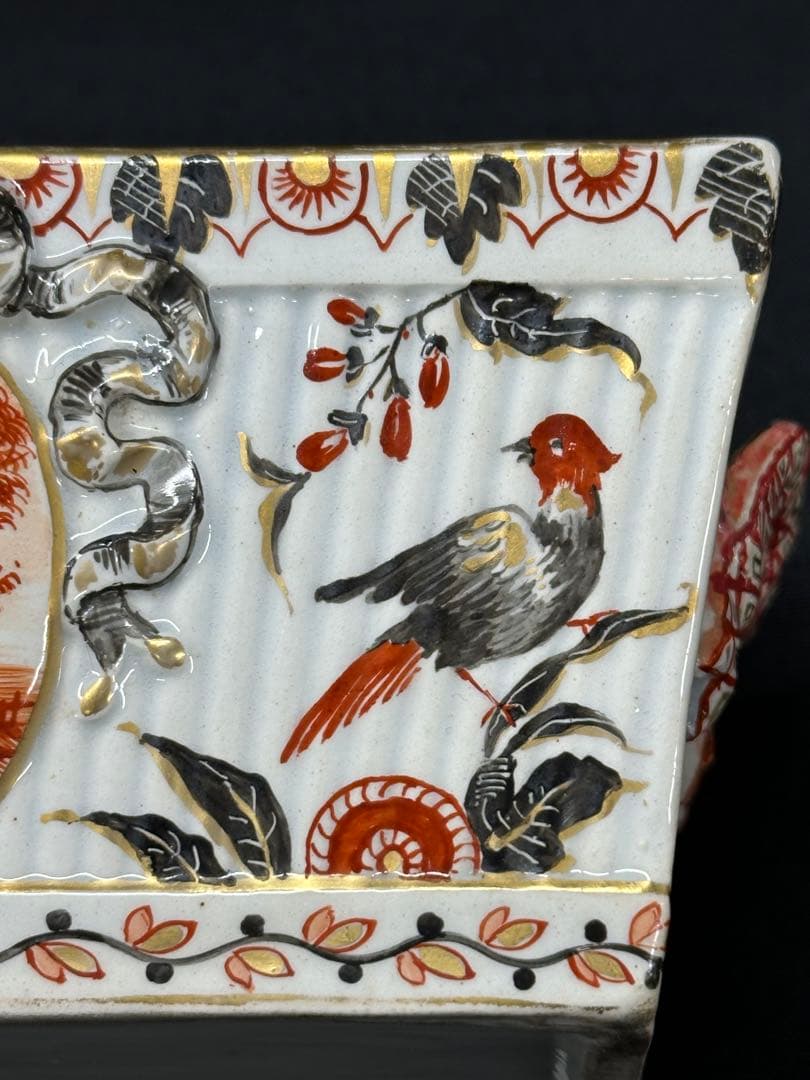 USED】エミールガレ ? Emile Galle ? 鳥の庭 プランター 鉢