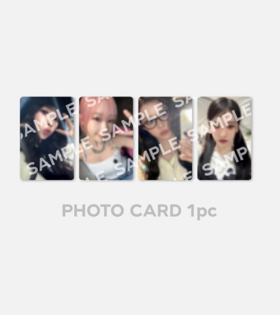 aespa ワルツ アンコールライブ カードポーチ トレカ 4枚セット