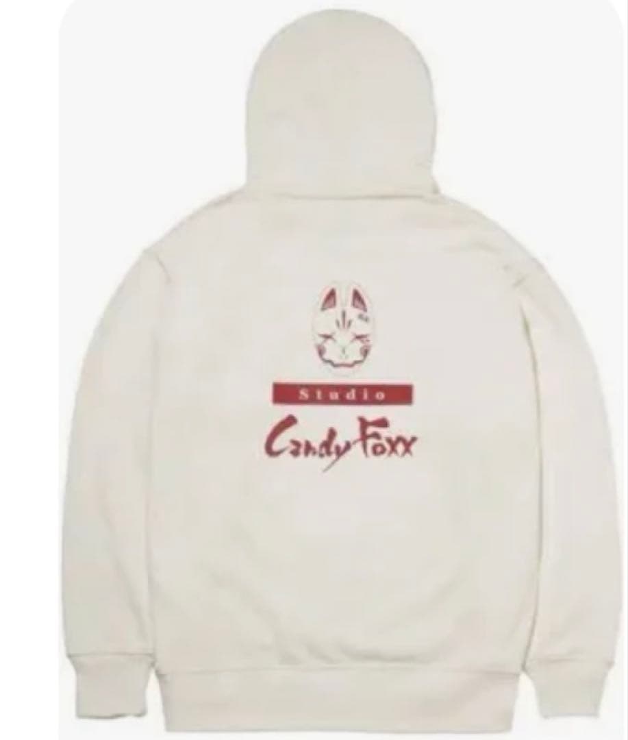 レペゼンフォックス レペゼン地球 スタジオロゴパーカー ホワイト Mサイズ