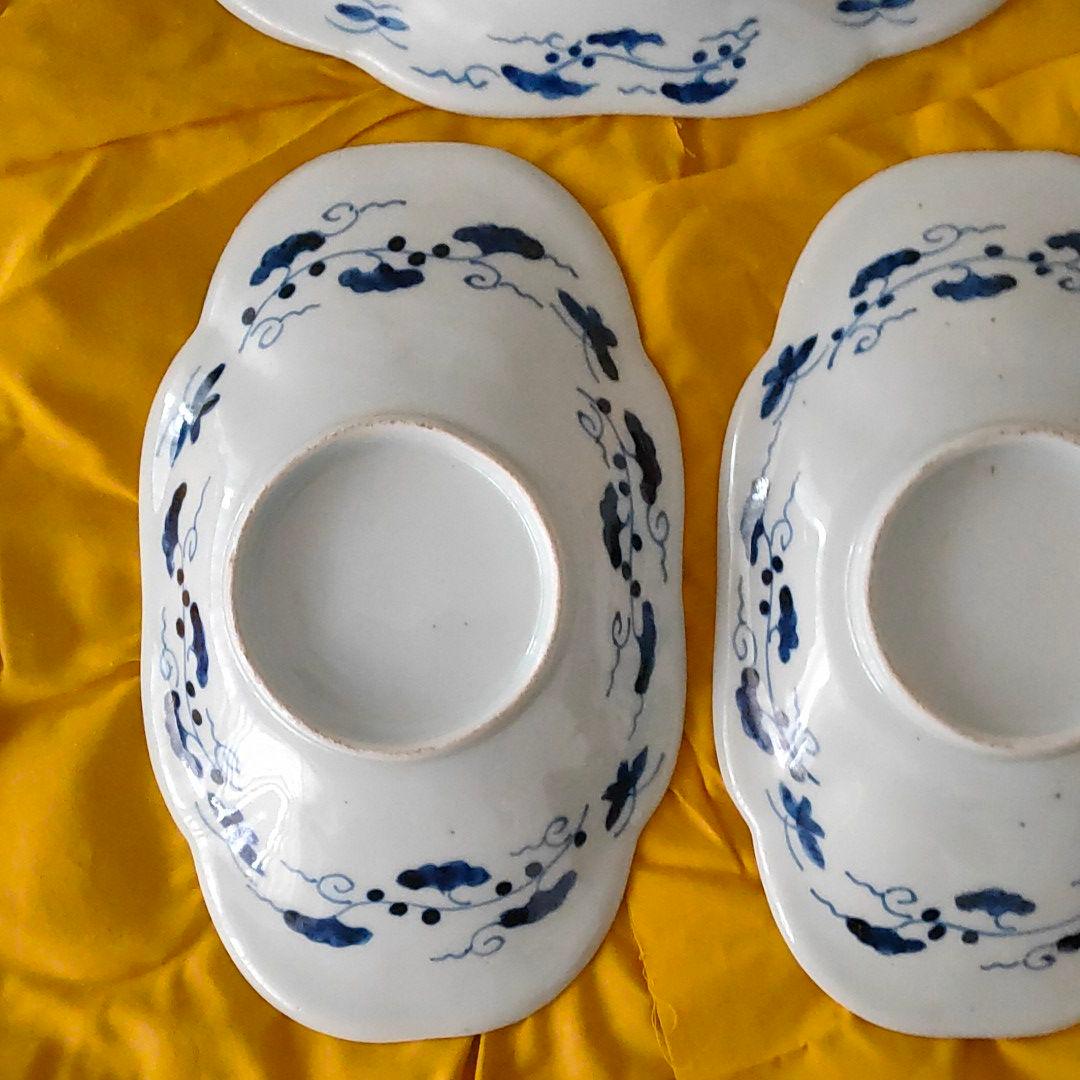 木瓜形焼物皿　６枚組