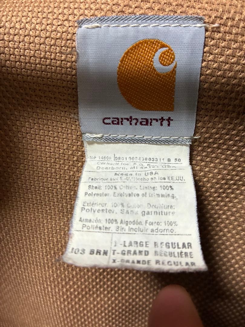 【新年SALE】Carhartt ブラウン ジャケット Lサイズ
