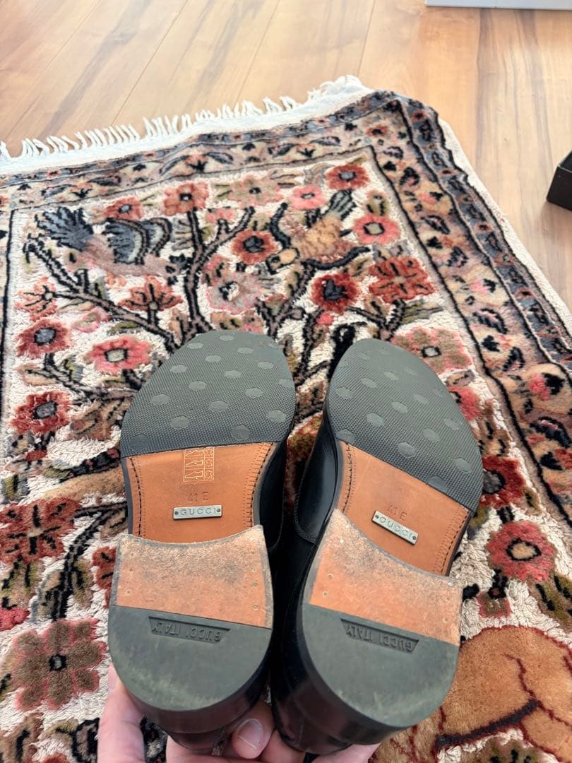 GUCCI ダブルモンクストラップ シューズ 41E