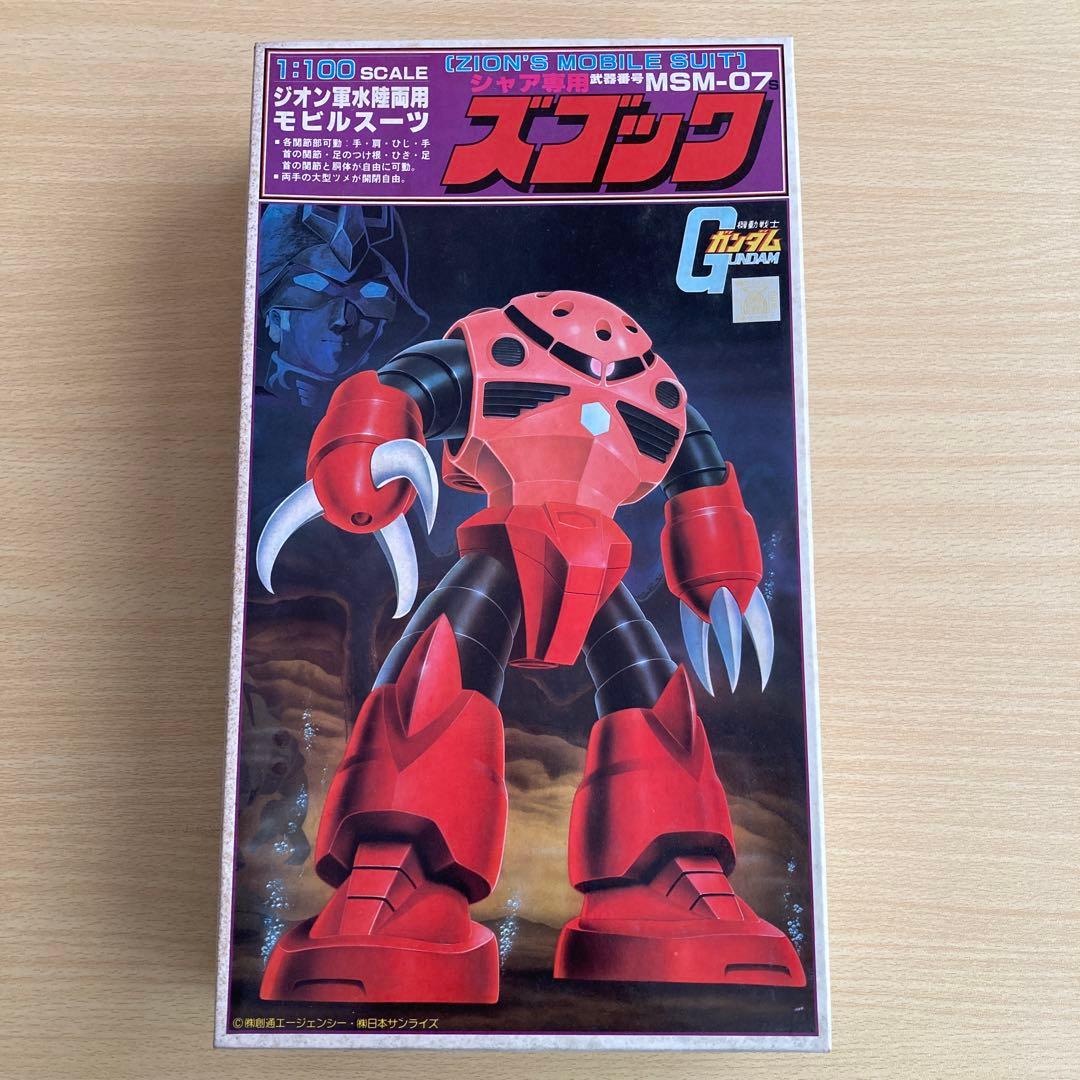 バンダイ 旧キット1／100 シャア専用ズゴック - メルカリ