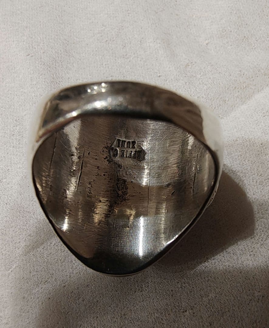 そ*ら様 エフィーカラバサ ターコイズ シルバー リング インディアンジュエリー