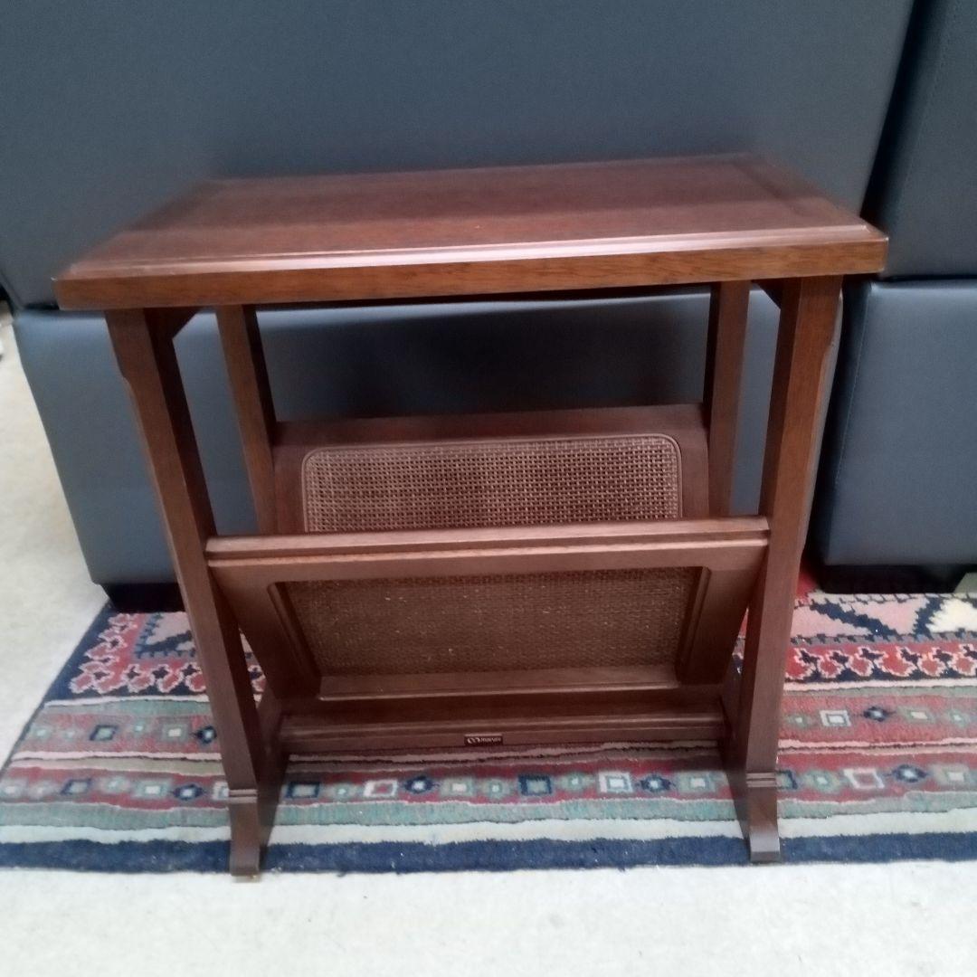 maruni 木製マガジンラック サイドテーブル 地中海シリーズ