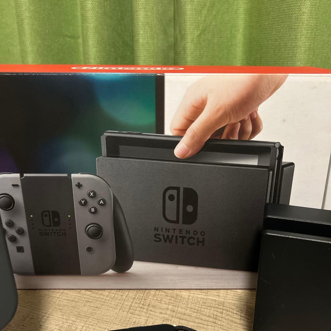 Nintendo Switch 本体グレー付属品完備 SDカード64GB付き