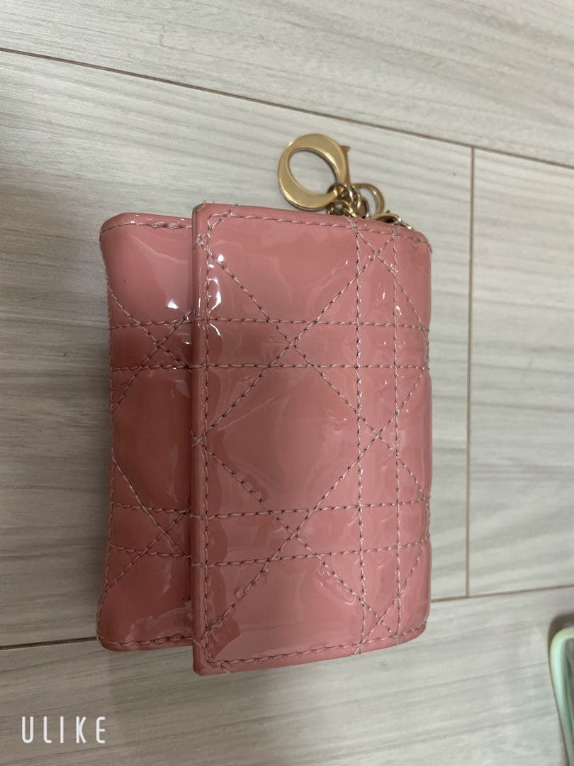 Lady Dior Lotus ウォレット ピンク