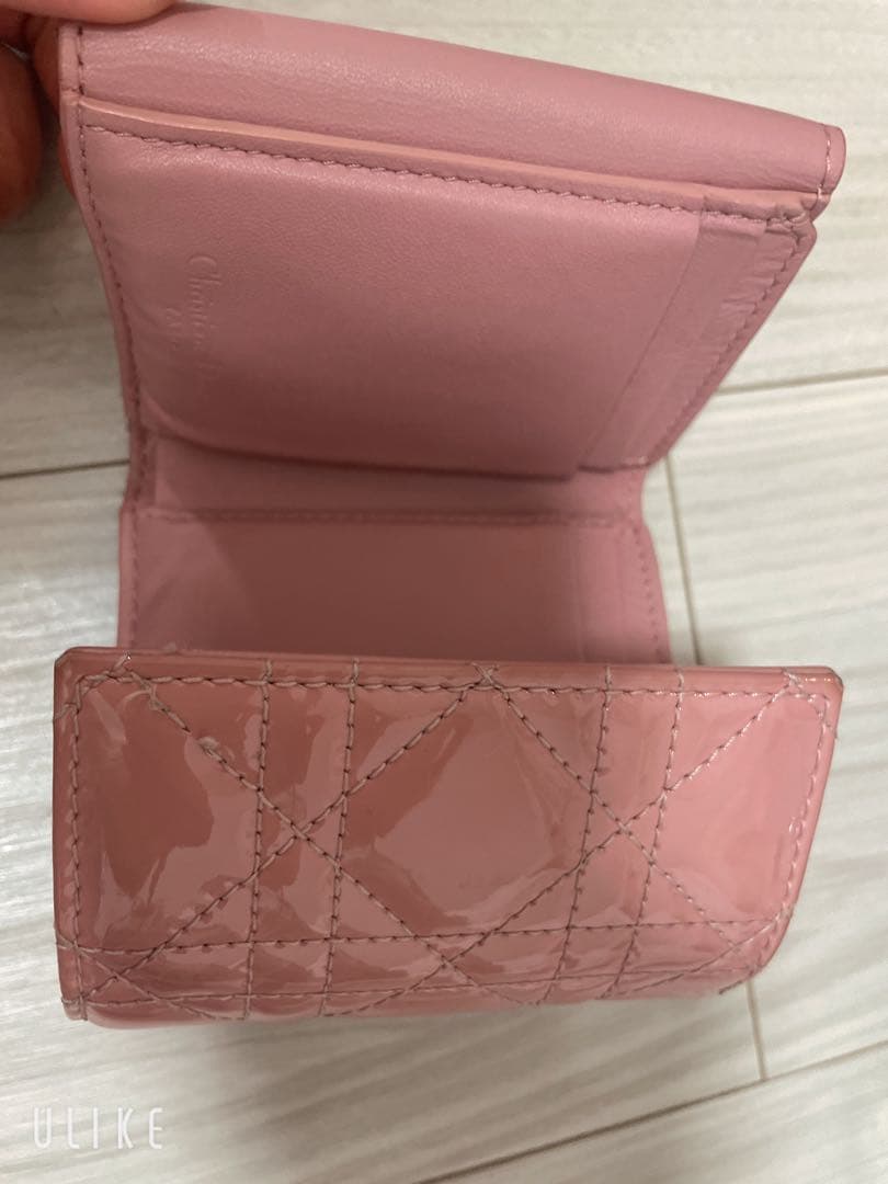 Lady Dior Lotus ウォレット ピンク