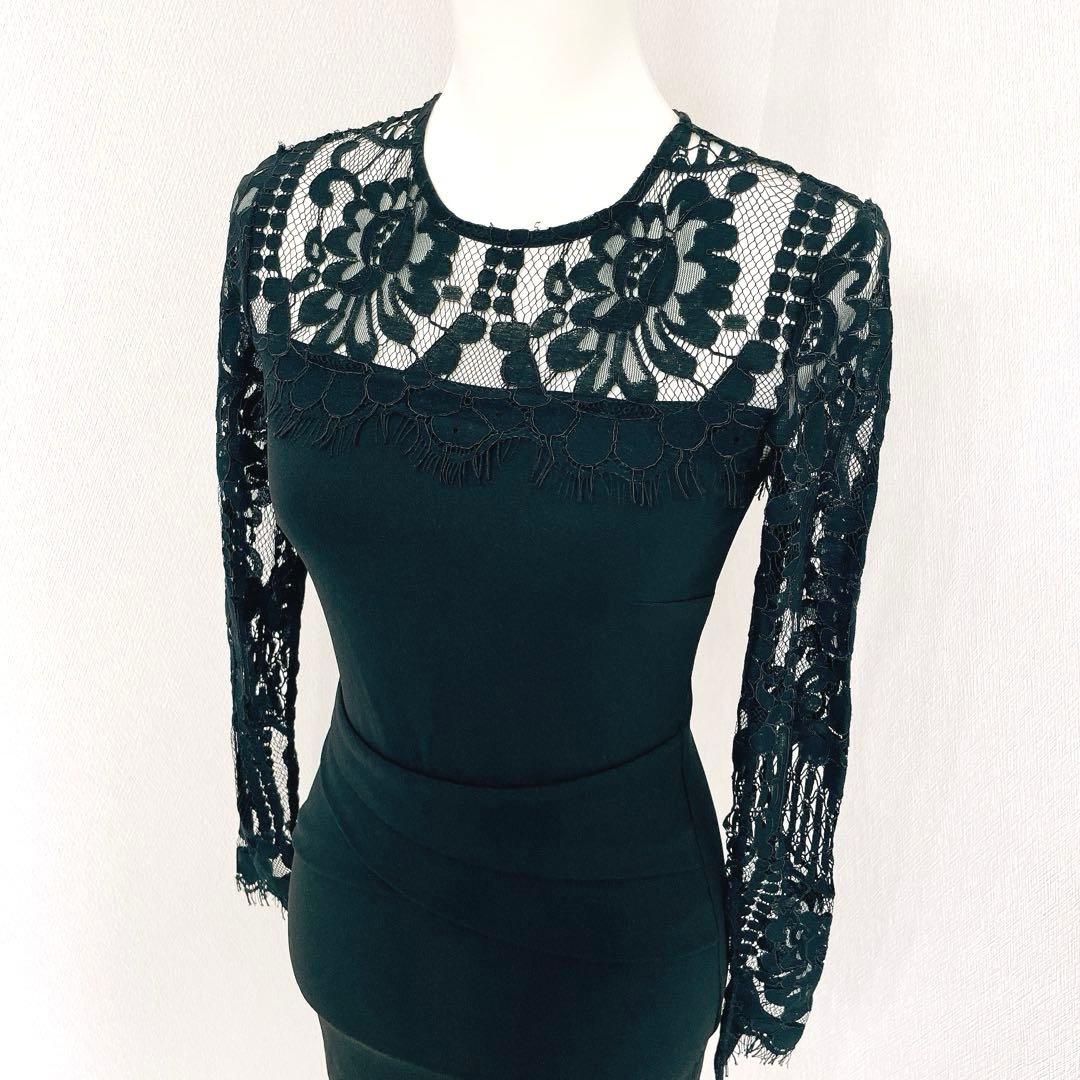 ♡新品♡LIPSY レース ドレス ワンピース ブラック リプシー