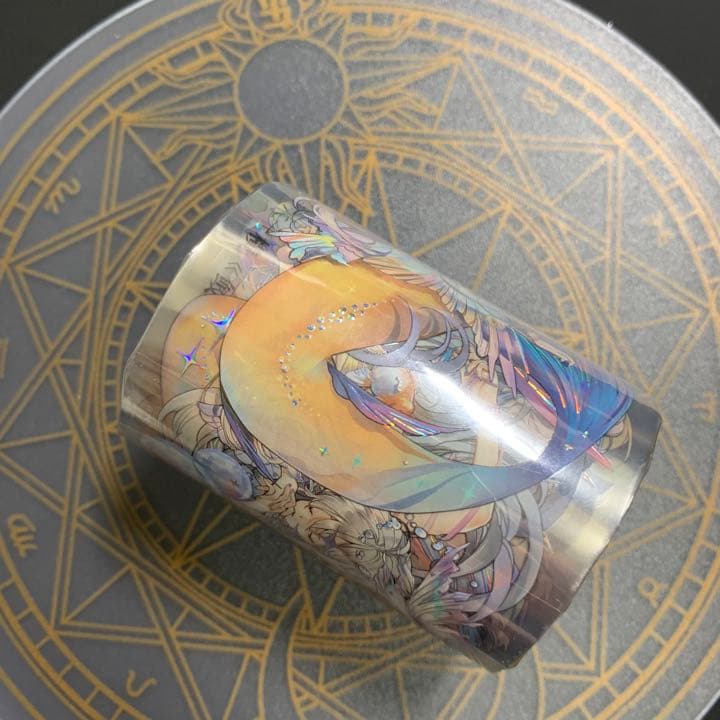 巻売 493☆ 海外 マスキングテープ マステ PET 装飾 花 虹光