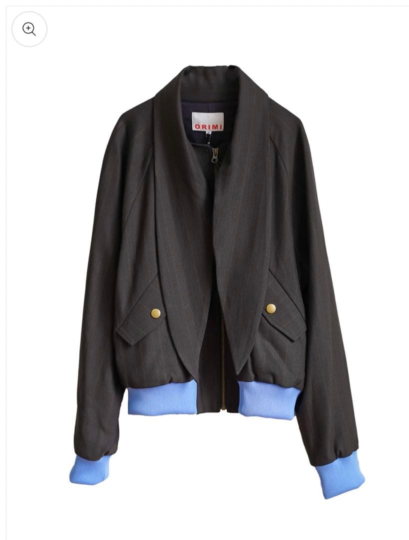 定価6万弱orimi スカーフブルゾンジャケット22aw