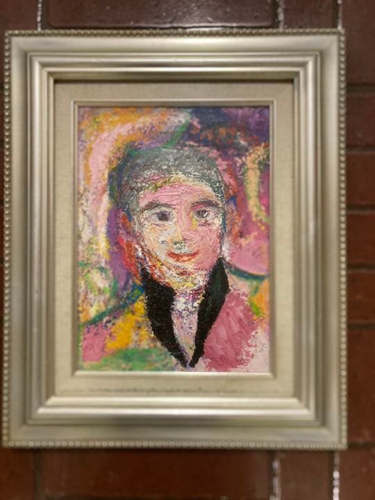 空飛ぶ画家糸川裕志の絵画 油絵 配送 ポップアートの人物画、