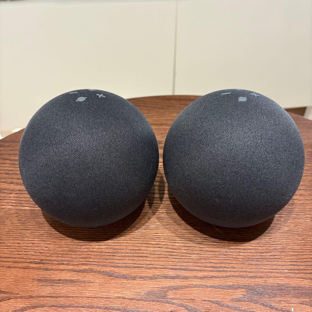 Amazon Echo（第4世代） スマートスピーカー チャコール 2個セット
