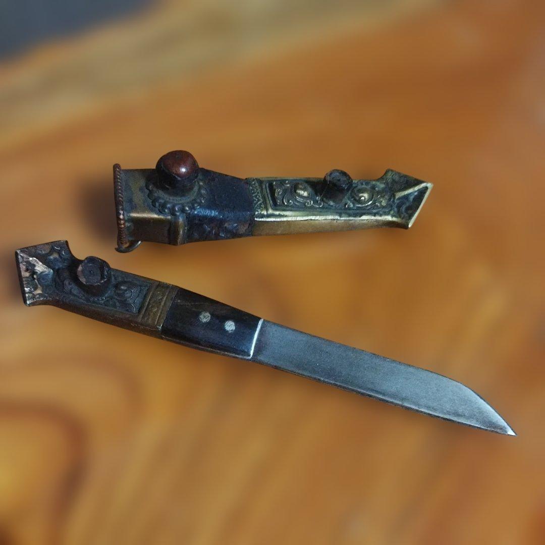 希少 アンティークナイフ 激レア 年代物 海外製 骨董 古美術