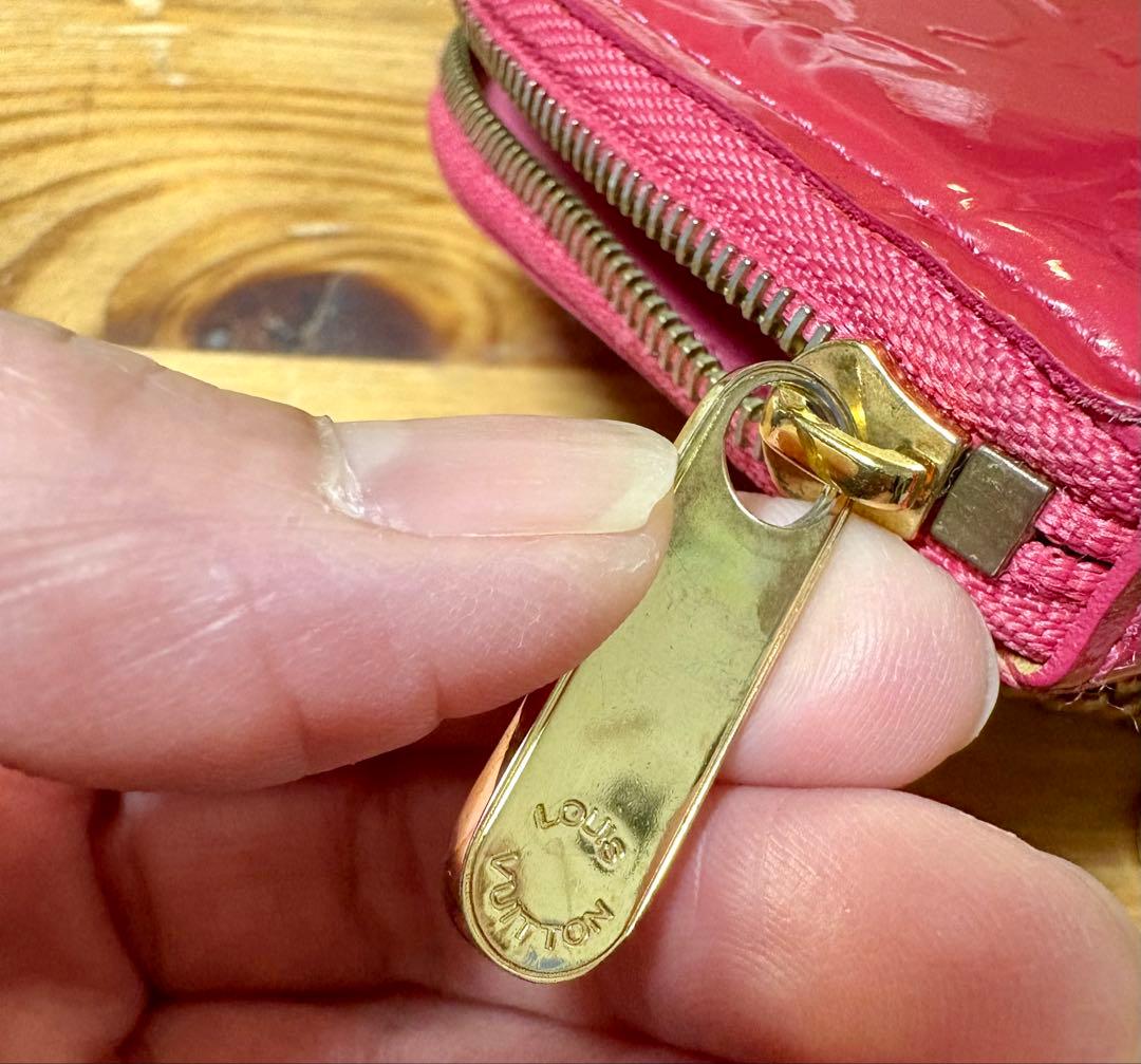 【極美品】ルイヴィトン ヴェルニ ポルトモネクール　ハート型ケース