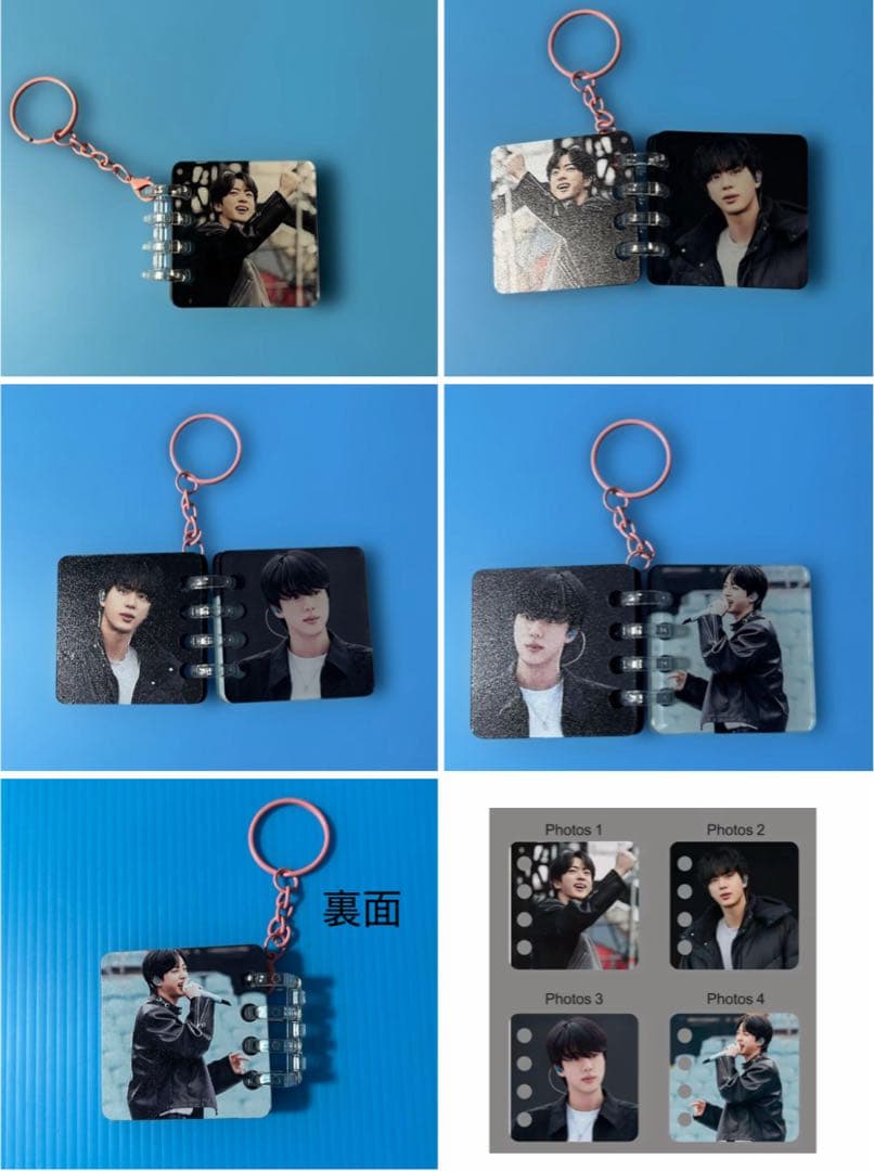 BTS JIN 両面ホログラムフォトカード