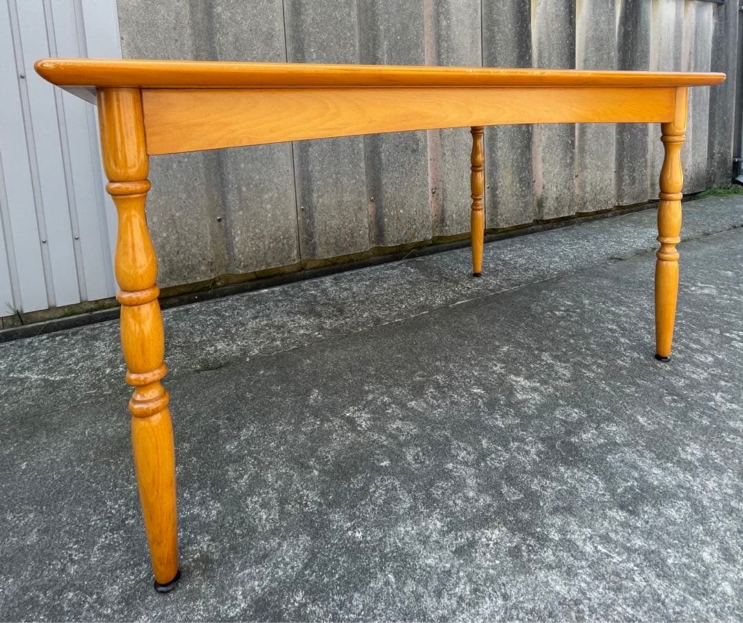 稀少/飛騨産業/HIDA/キツツキマーク/ダイニングテーブル/テーブル/旧タグ