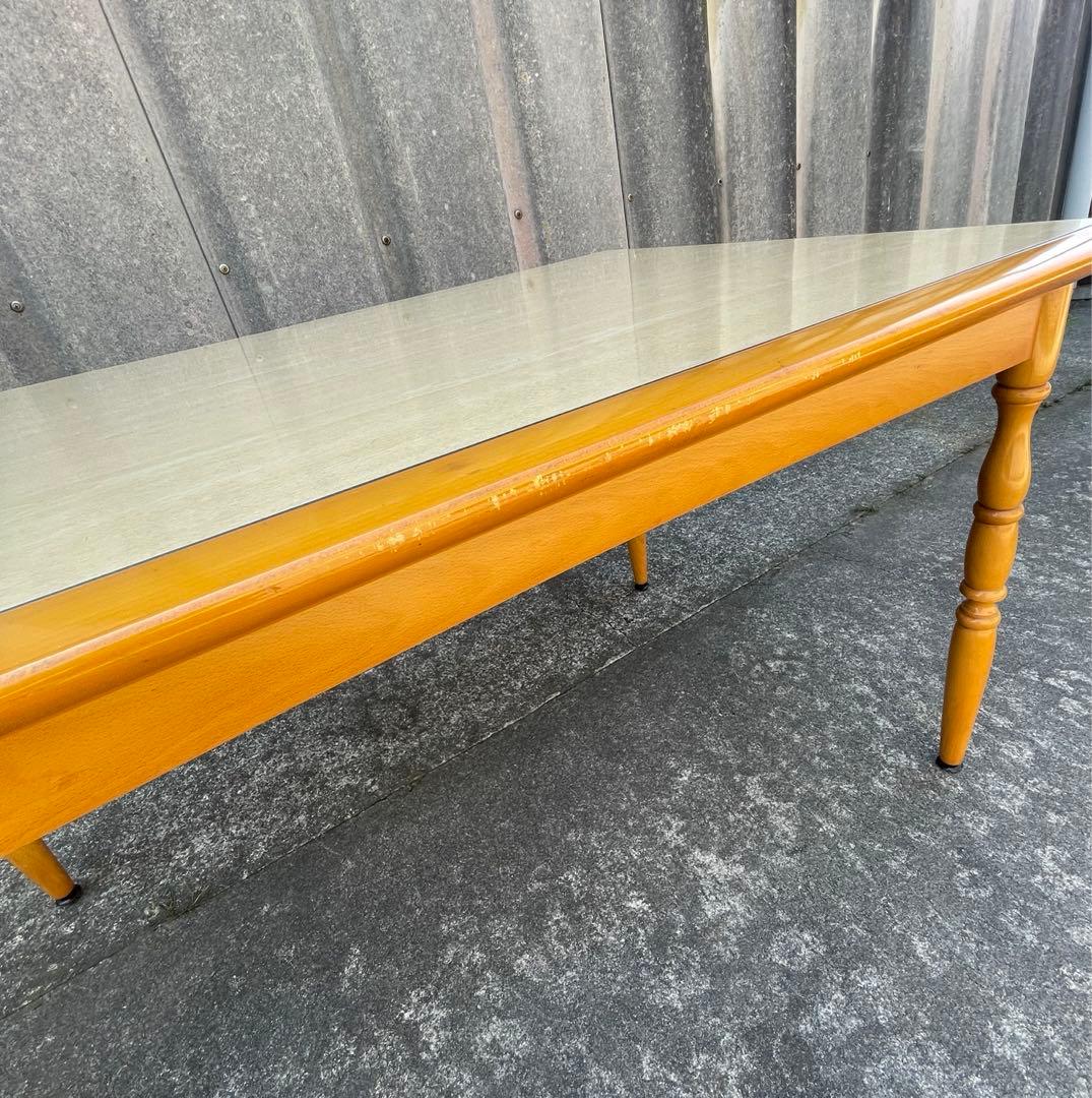 稀少/飛騨産業/HIDA/キツツキマーク/ダイニングテーブル/テーブル/旧タグ