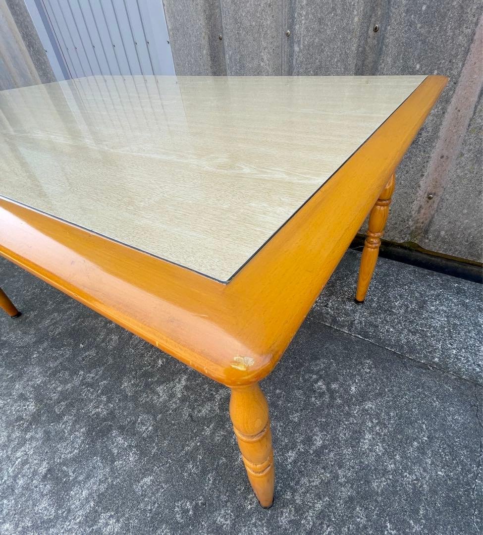 稀少/飛騨産業/HIDA/キツツキマーク/ダイニングテーブル/テーブル/旧タグ