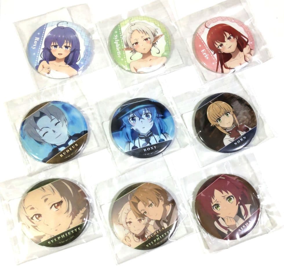 無職転生Ⅱ DMM スクラッチ 缶バッジ コンプリート 全9種