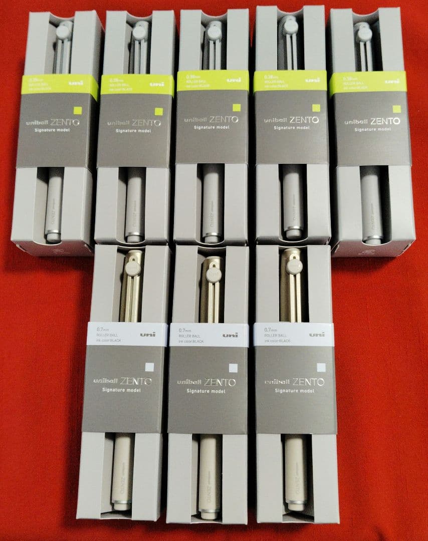Uniball ZENTO シグニチャーモデル 2色8本セット - メルカリ
