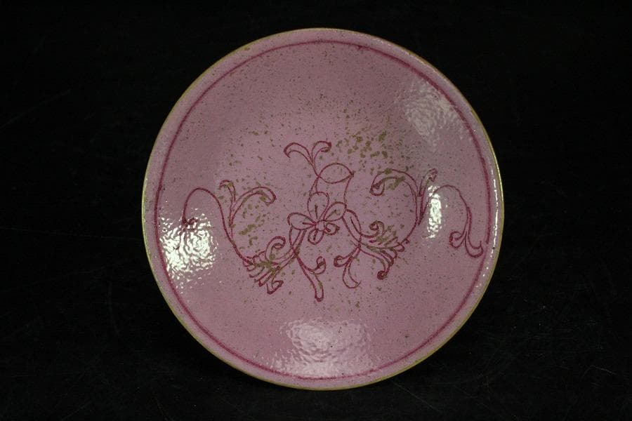 中国美術 色絵 十錦 皿 十件(K-LC764)