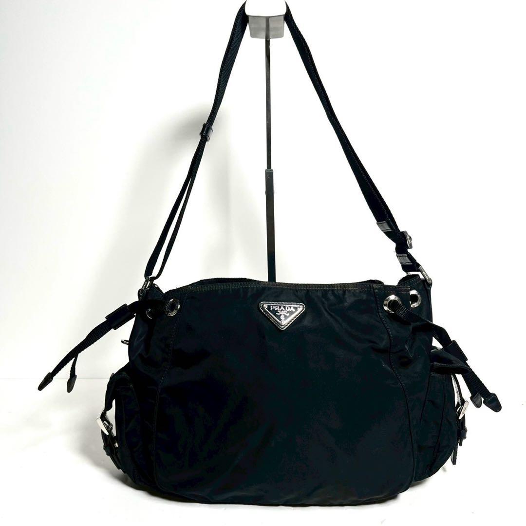 【美品・Gカード付き✨】近年型 プラダ ショルダーバッグ ナイロン VELA