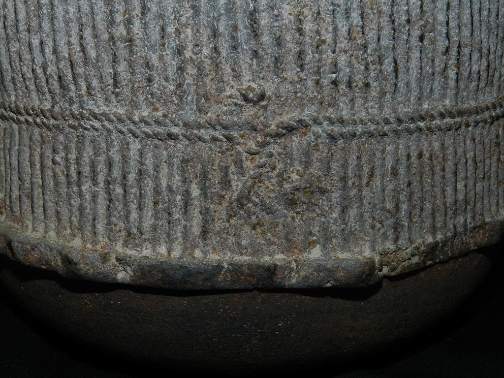 O18茶道具 江戸期 小槌環付き形 俵形白肌鐵地 亀摘み蓋 お安くしました！