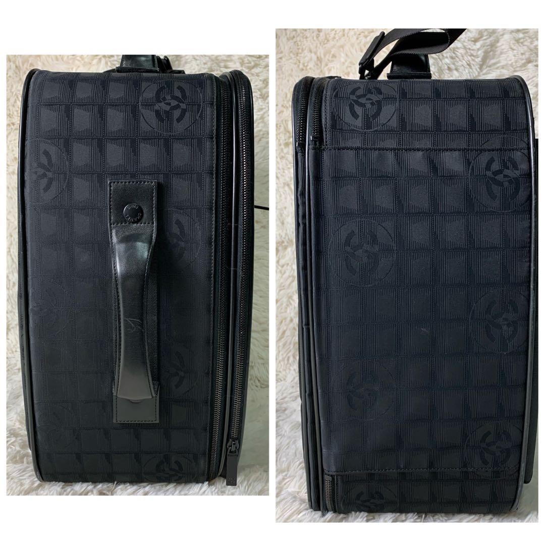 CHANEL シャネル ニュートラベルライン キャリーバッグ ブラック