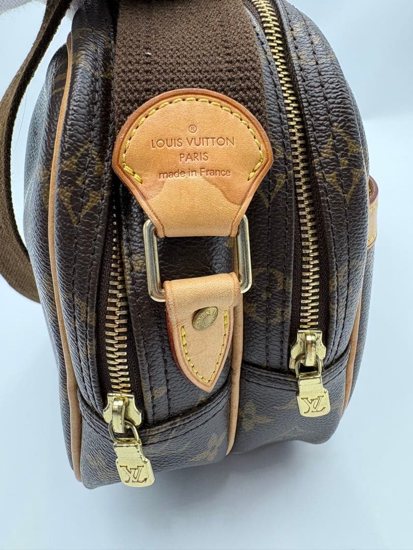 【華】Louis Vuittonモノグラム ショルダーバッグ リポーター