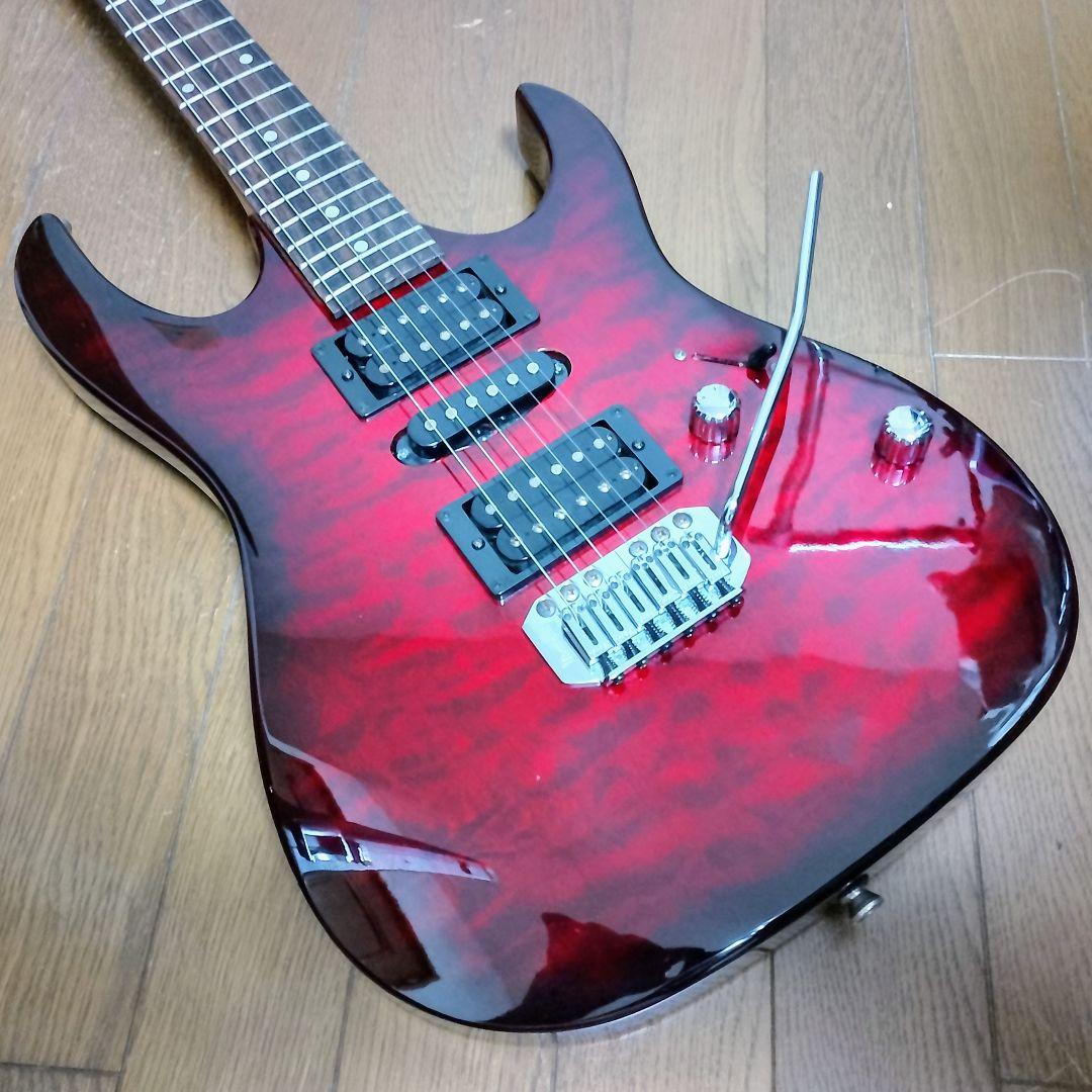 Ibanez　GIO GRX-70QA TRB　エレキギター　弦は新品！