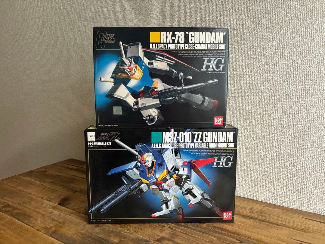 絶版品 旧HG 1/144 ガンダム ZZガンダム 未組立品 旧キット