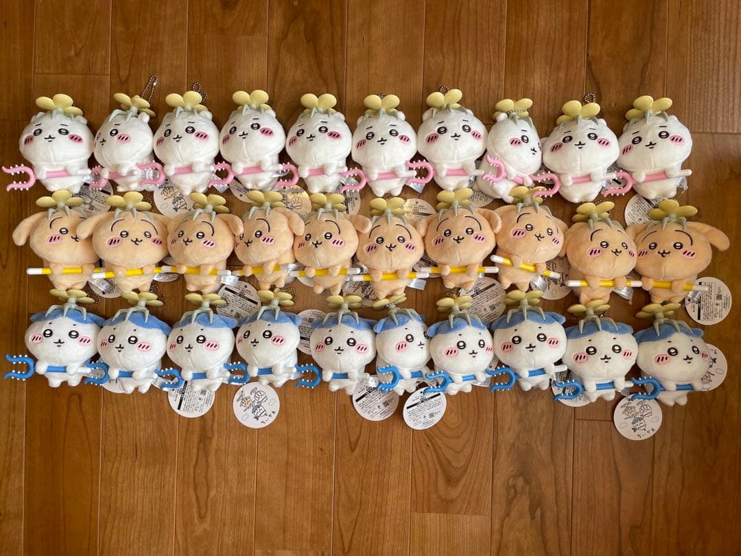 ちいかわ 公式 討伐マスコット ちいかわ ハチワレ うさぎ ぬいぐるみ 30個 ちいかわ 討伐マスコット ちいかわ ハチワレ うさぎ ちいかわ 討伐