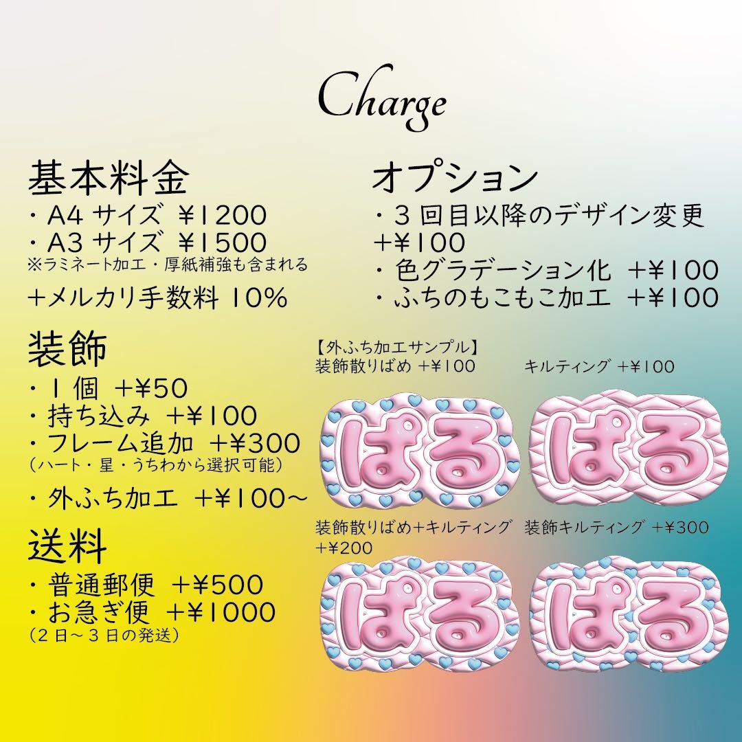 ネームボード オーダー ページ ぷっくり風