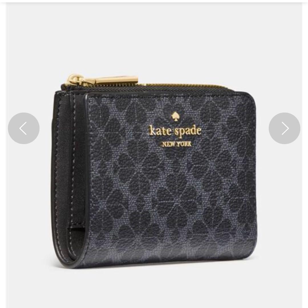 ケイトスペード スペードフラワースモールL-ジップ ウォレット 二折り財布