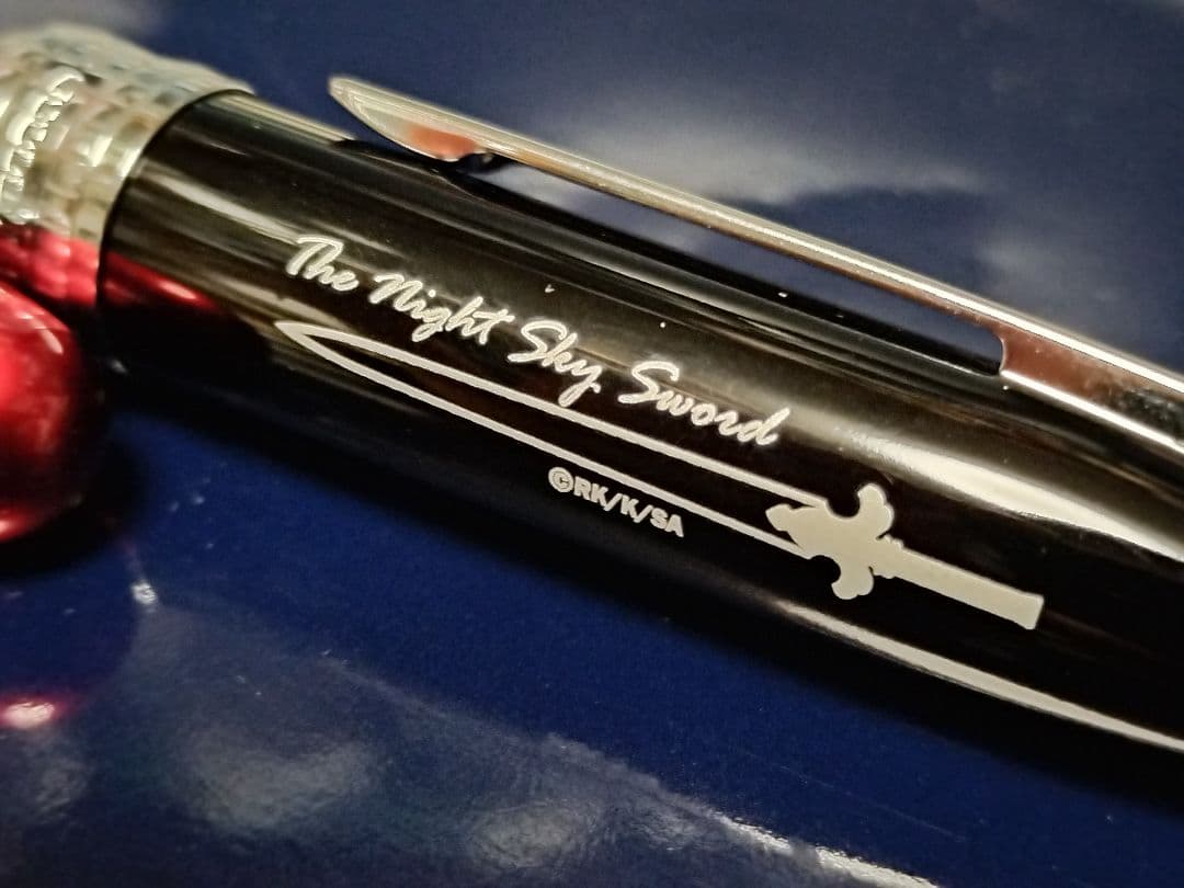 【ソードアートオンライン】採点ペン【新品未使用】限定品廃盤プラチナ製ソフトペン