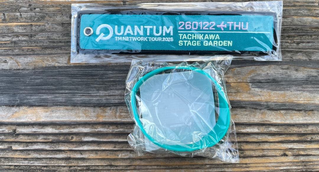 1/22立川会場限定】TM NETWORK フライトタグ ラバーバンド小室哲哉