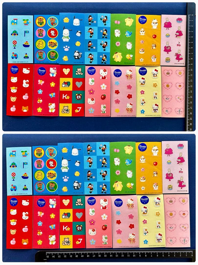 サンリオ キティ他シールまとめ　激レア希少当時物 1998・1999・2000年