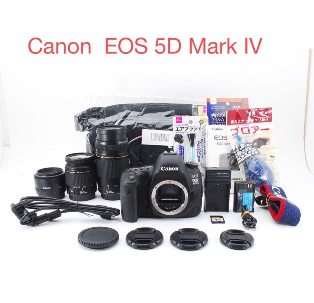 ☆保証付きCanon EOS 5D Mark IV標準レンズセット☆
