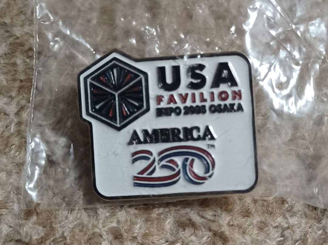 非売品・限定】大阪・関西万博 アメリカ館 ピンバッジ EXPO2025