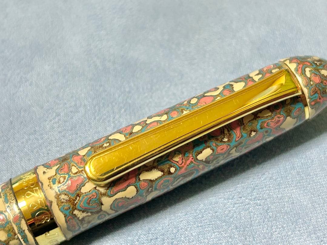 12/31までお値下げ　平山萬年堂　漆塗り万年筆　極太