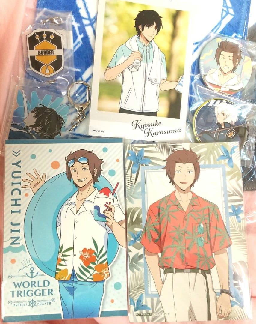 ワートリ ワールドトリガー 玉狛グッズセット 缶バッジ キーホルダー等
