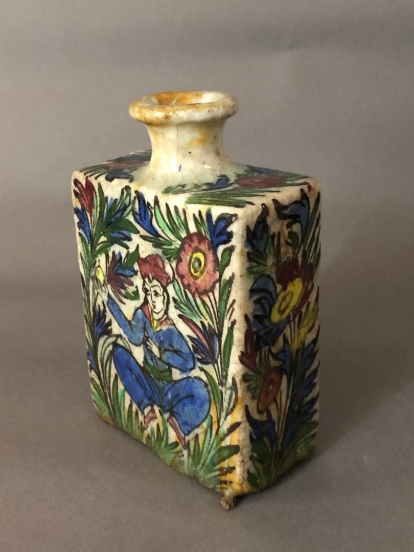 ペルシャ陶器 アンティーク壺 骨董