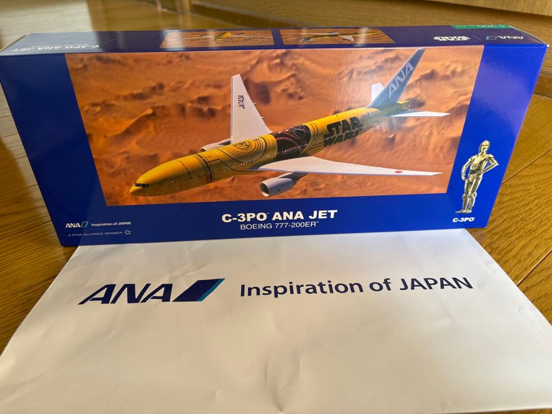 未開封 スターウォーズC-3PO ANAJET BOEING 777-200ER - メルカリ